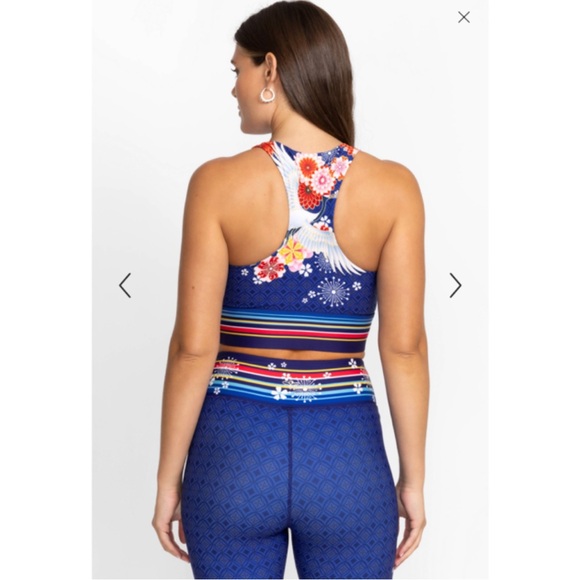 Johnny Was Pajaro V-front Sports Bra - Picture 3 of 6